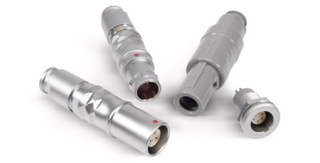 Compact, shielded, self-latching connectors suitable for data, signal and power applications.